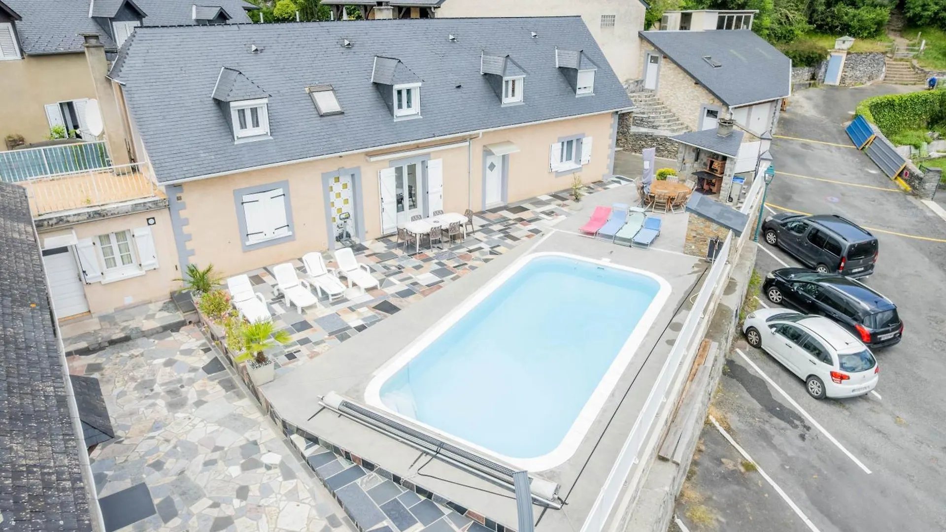 Villa Bellevue Avec Piscine Agos-Vidalos